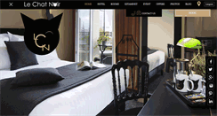 Desktop Screenshot of hotel-chatnoir-paris.com